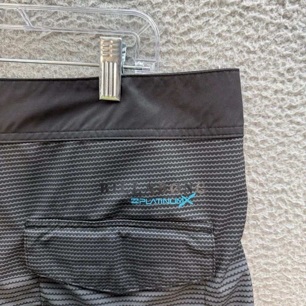Billabong Board Shorts Mens 38 Multicolor Striped Platinum X Swim Trunks Surfer‎
